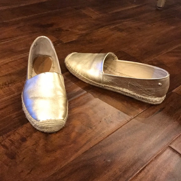 sam edelman gold espadrilles